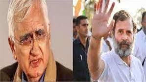 भगवान राम से राहुल गांधी की तुलना से नाराज हिंदू जागरण मंच ने सलमान खुर्शीद का पुतला फूंका