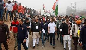 भीषण ठंड के बीच ‘भारत जोड़ो यात्रा’ करनाल से कुरुक्षेत्र की ओर बढ़ी