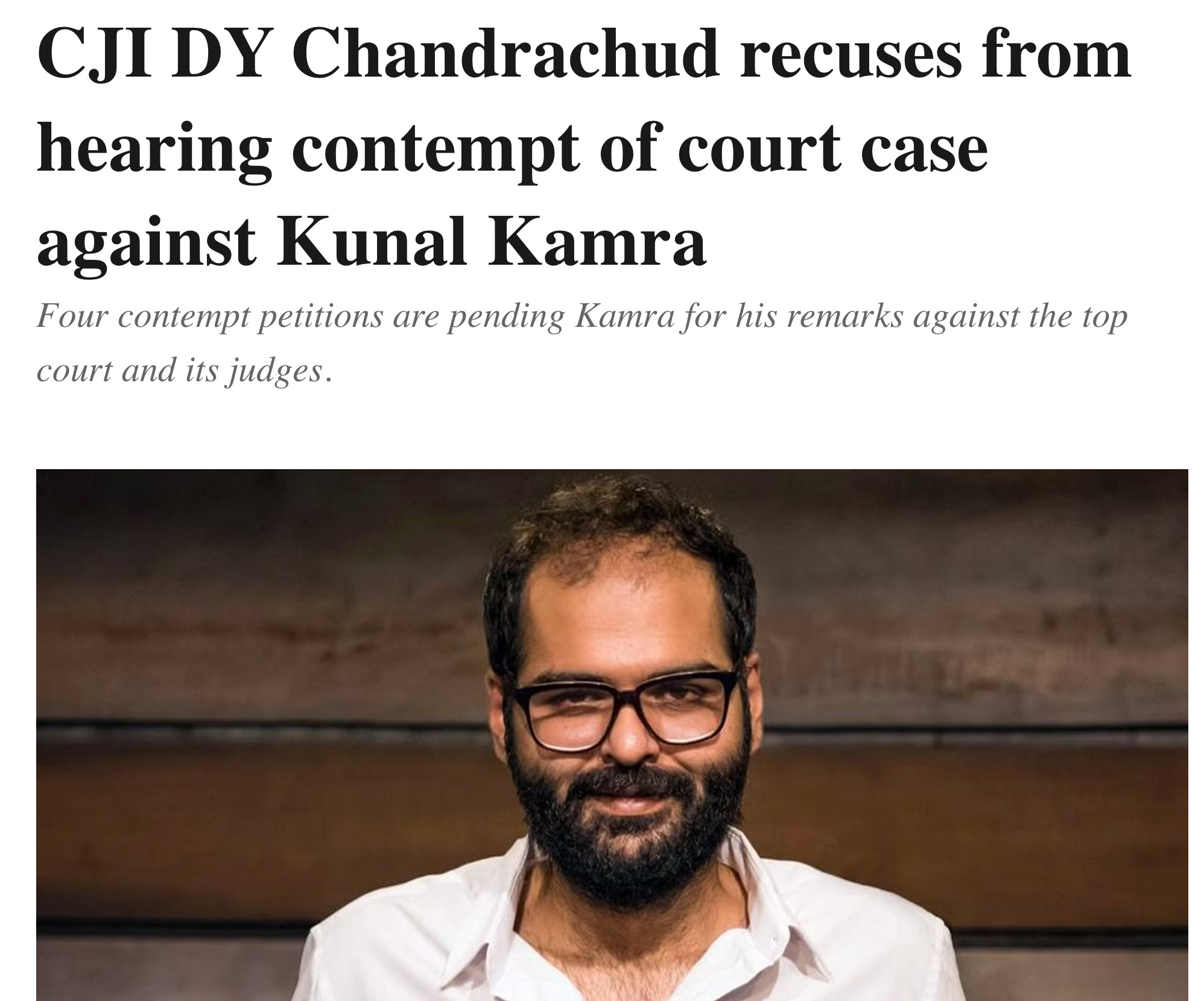 ‘छत्तीसगढ़’ का संपादकीय : कॉमेडियन कुणाल कामरा के तंज, और सुप्रीम कोर्ट का रंज, जायज कौन है? ‘छत्तीसगढ़’ का संपादकीय : कॉमेडियन कुणाल कामरा के तंज, और सुप्रीम कोर्ट का रंज, जायज कौन है?