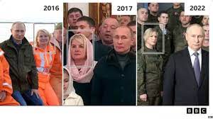 पुतिन फ़ोटो खिंचवाते वक़्त क्या अपने चारों ओर ऐक्टर्स खड़े कर लेते हैं?