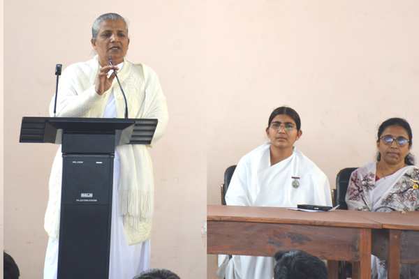 विद्यार्थियों को सफल होने एकाग्रता जरूरी-उर्मिला दीदी