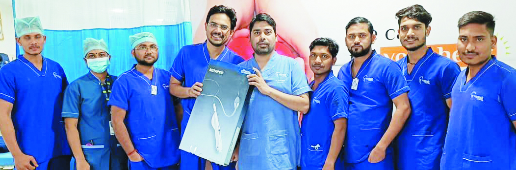 सुयश अस्पताल में नई तकनीक से एंजियोप्लास्टी