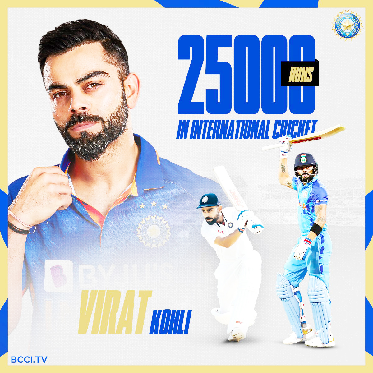 कोहली अंतरराष्ट्रीय क्रिकेट में सबसे तेजी से 25,000 रन बनाने वाले खिलाड़ी बने