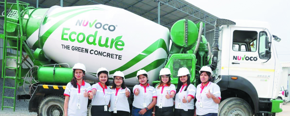 न्युवोको ने किया ऑल-वुमन रेडी-मिक्स कांक्रीट प्लांट का उद्घाटन