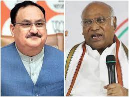 नड्डा पर खरगे का पलटवार: पहले ‘चोरी’ में सहयोग, फिर जातिगत राजनीति का प्रयोग