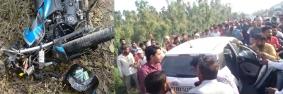 सहारनपुर : सड़क दुर्घटना में परिवार के चार लोगों की मौत