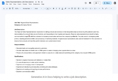 गूगल ने जीमेल, डॉक्स में जनरेटिव एआई फीचर्स का परीक्षण शुरू किया