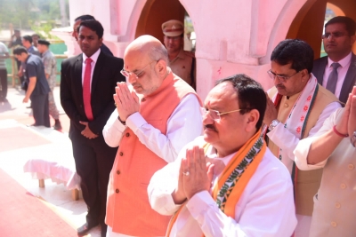 कर्नाटक चुनाव : नड्डा व शाह उम्मीदवारों के चयन को लेकर कर रहे बैठक