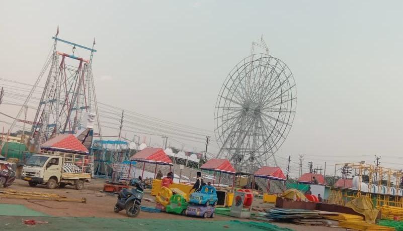 डिज्नीलैंड फन मेला की तैयारी जोरों पर