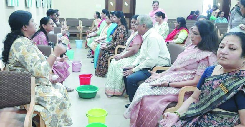 माहेश्वरी महिला समिति योग प्राण विद्या कैंप 