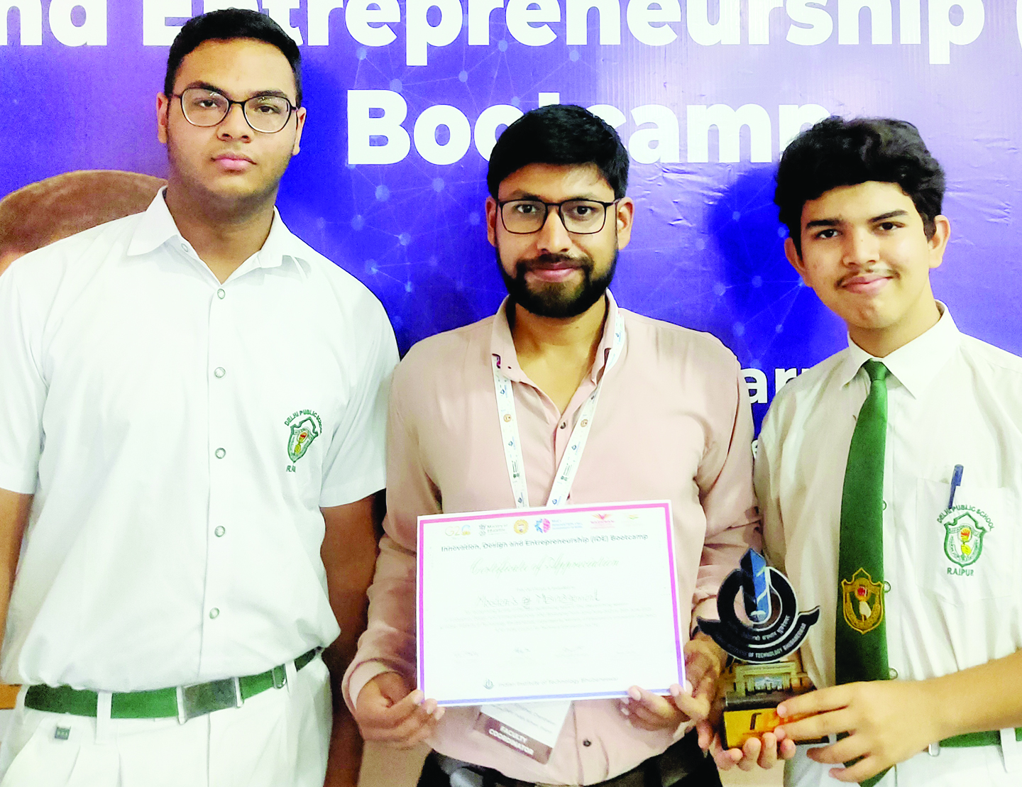 आईडीई बूटकैंप में डीपीएस विद्यार्थियों का उत्कृष्ट प्रदर्शन