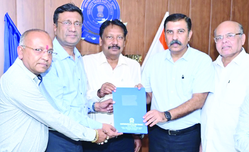 जीएसटी प्रधान मुख्य आयुक्त को चेम्बर और कैट के सुझाव