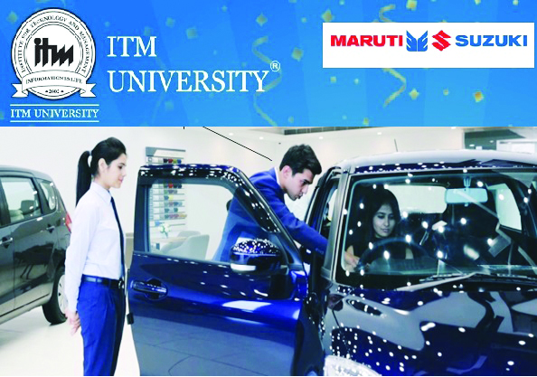 आईटीएम यूनिवर्सिटी ने मारुति सुजुकी संग लांच किया बीबीए रिटेल मैनेजमेंट प्रोग्राम