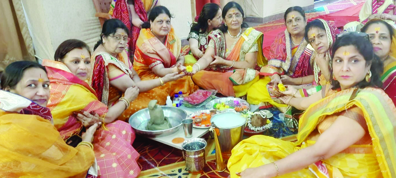 माहेश्वरी महिला समिति द्वारा महारूद्राभिषेक