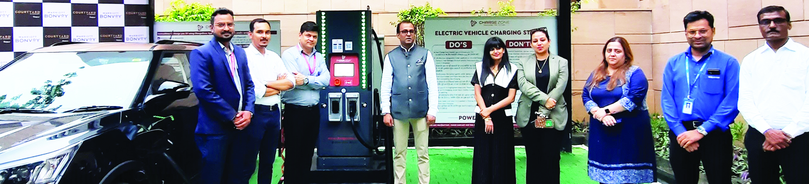 पर्यावरण के प्रति जागरूक मेहमानों के लिए कोर्टयार्ड बाय मैरियट ने लाई ईवी चार्जिंग