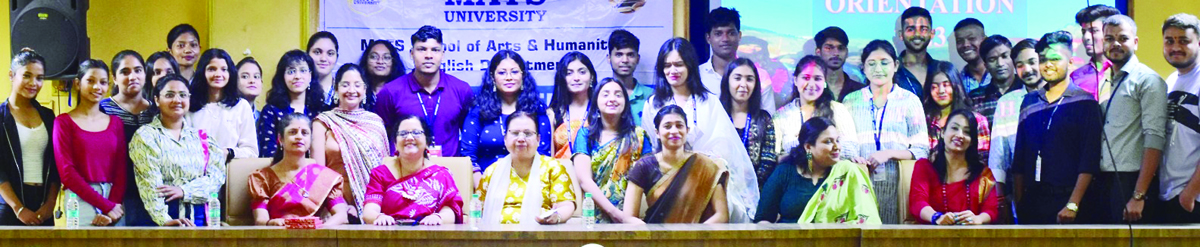 नए विद्यार्थियों का मैट्स में स्वागत 