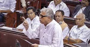 तृणमूल कांग्रेस के डेरेक ओ’ब्रायन मानूसन सत्र की शेष अवधि के लिए राज्यसभा से निलंबित