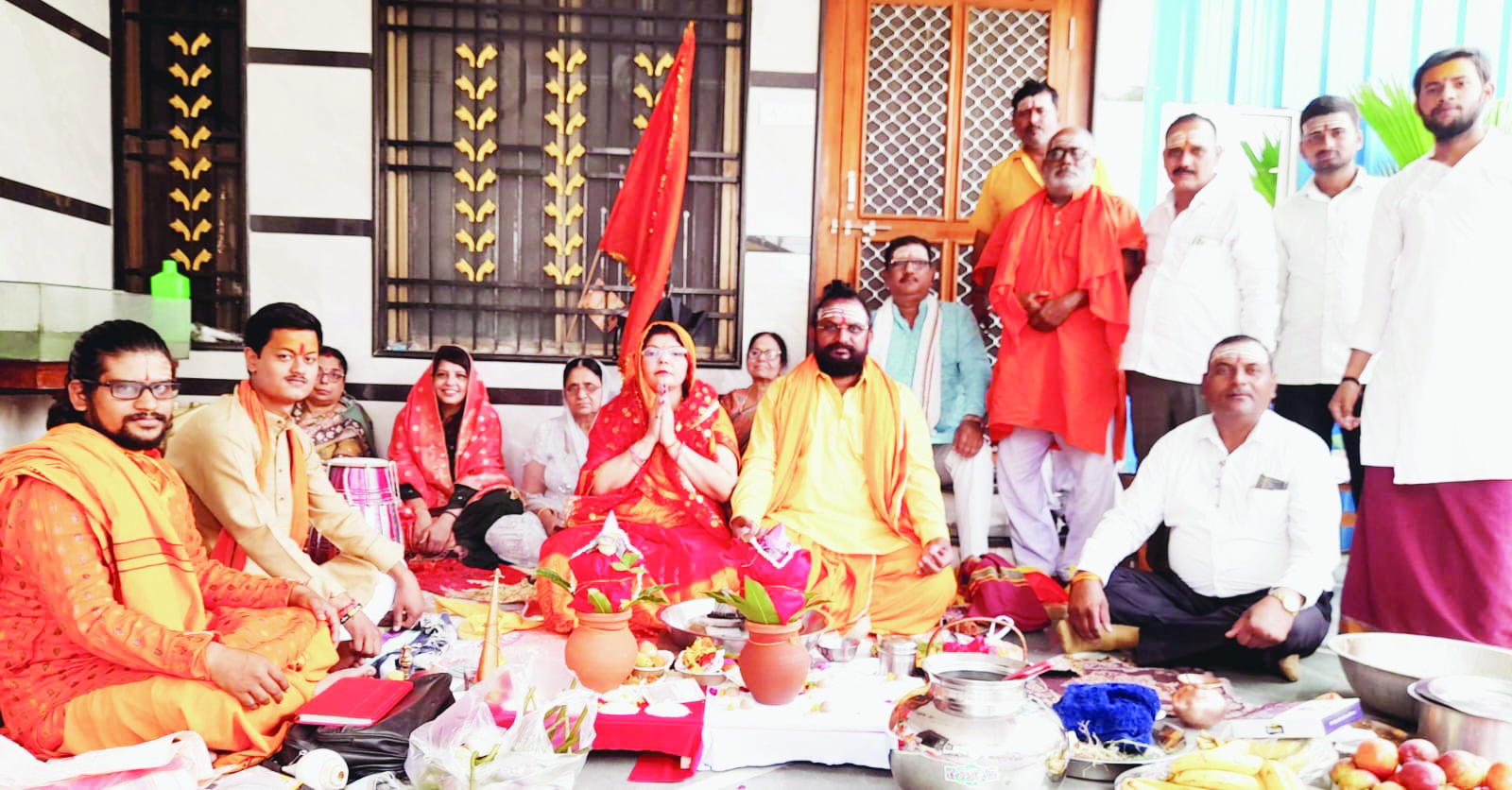 भोजपुरी समाज ने सावन के अंतिम सोमवार में किया रुद्राभिषेक