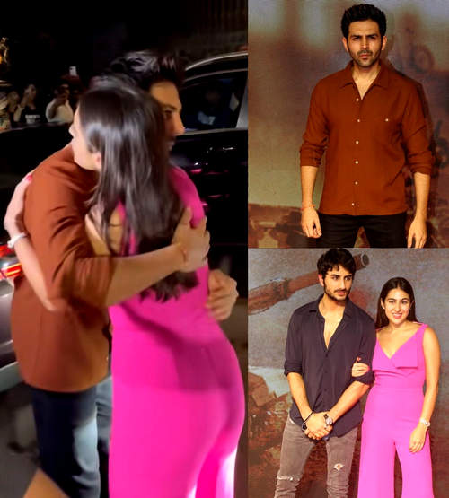 'गदर 2' की सक्सेस पार्टी में सारा और कार्तिक आर्यन ने किया एक-दूसरे को टाइट हग 'गदर 2' की सक्सेस पार्टी में सारा और कार्तिक आर्यन ने किया एक-दूसरे को टाइट हग