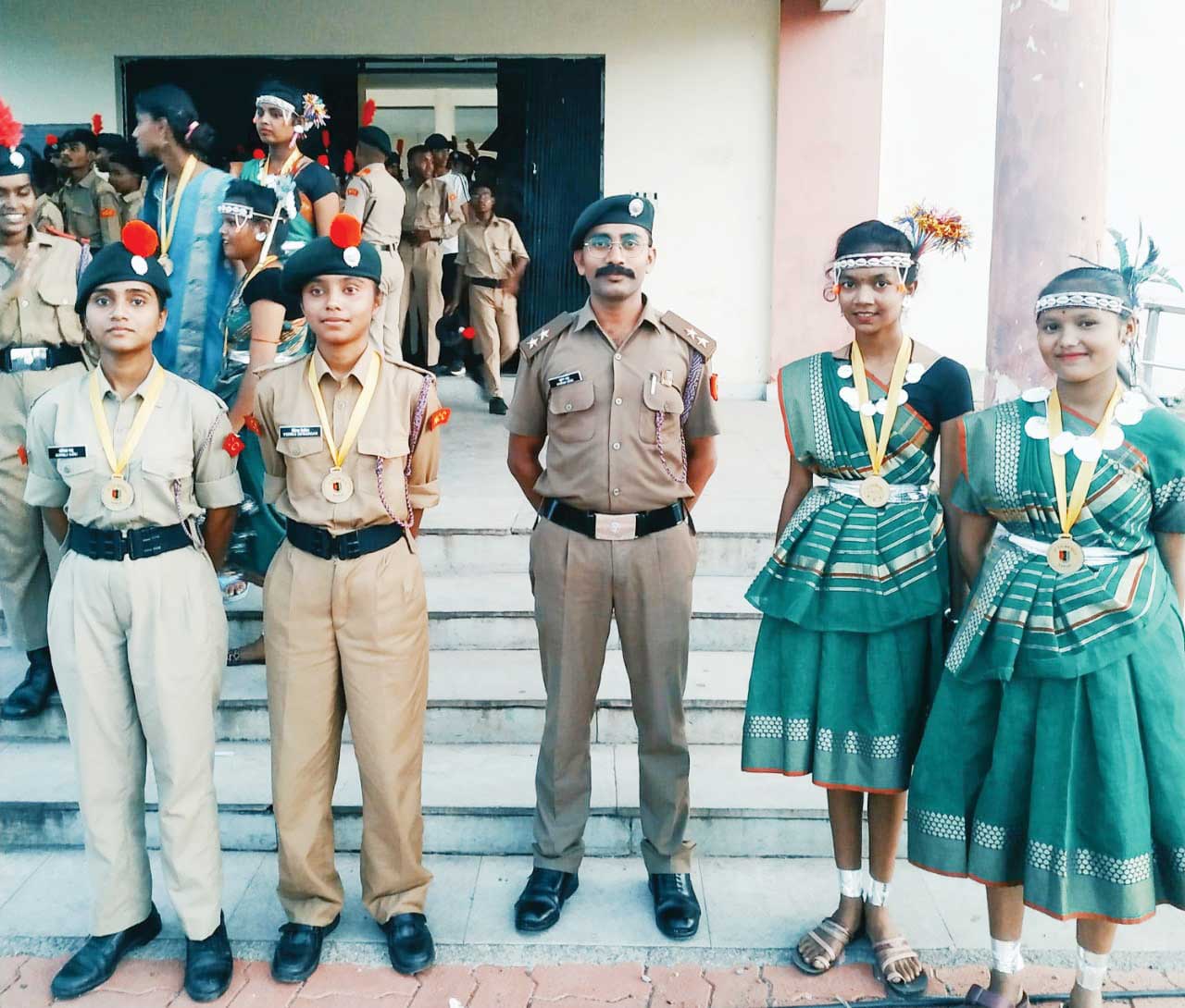 सेजेस चर्रा के एनसीसी कैडेट्स ने जीता गोल्ड मेडल