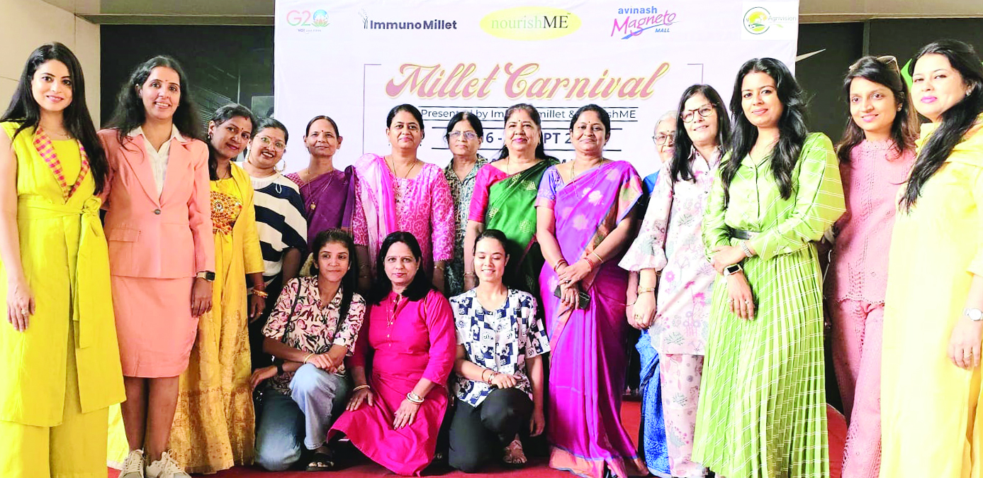 मैग्नेटो मॉल में मिलेट्स कार्निवल को मिले पंख मैग्नेटो मॉल में मिलेट्स कार्निवल को मिले पंख