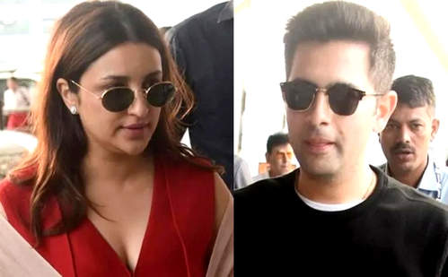 शादी के लिए उदयपुर रवाना हुए परिणीति चोपड़ा और राघव चड्ढा शादी के लिए उदयपुर रवाना हुए परिणीति चोपड़ा और राघव चड्ढा