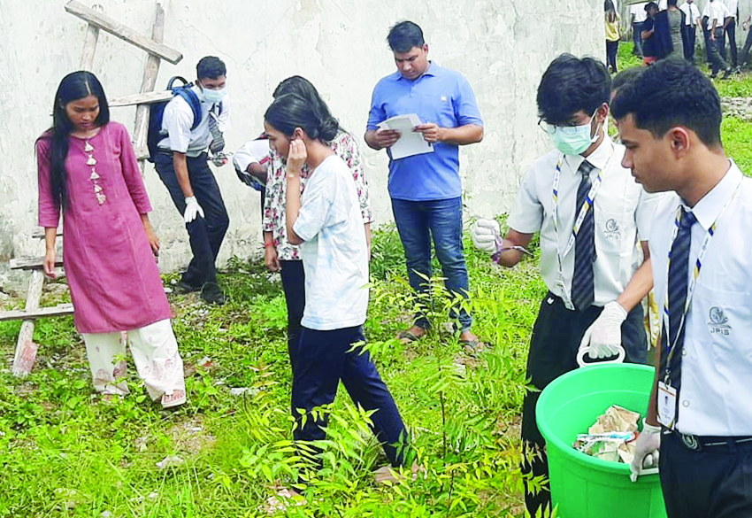 सरंगपाल संग आसपास इलाकों की सफाई कर जेपी इंटरनेशनल ने की स्वच्छांजलि यात्रा सरंगपाल संग आसपास इलाकों की सफाई कर जेपी इंटरनेशनल ने की स्वच्छांजलि यात्रा