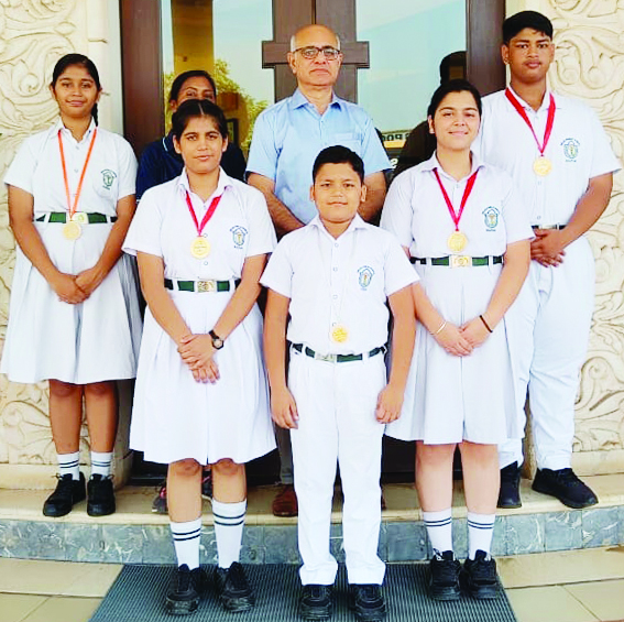 डीपीएस रायपुर विद्यार्थियों ने जीते स्वर्ण 