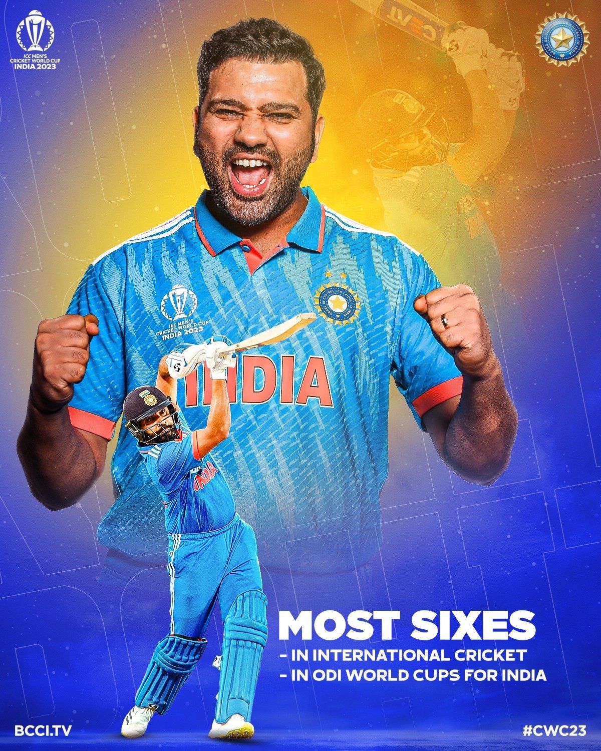 गेल से ही प्रेरणा ली है , सबसे ज्यादा छक्कों का रिकॉर्ड तोड़ने के बाद बोले रोहित