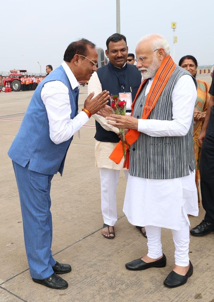 मुंदड़ा ने किया प्रधानमंत्री का स्वागत