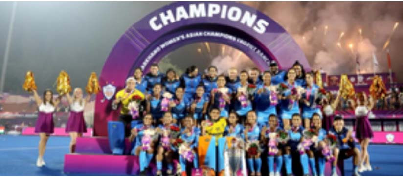 विश्व रैंकिंग में छठे स्थान पर पहुंची भारतीय महिला हॉकी टीम विश्व रैंकिंग में छठे स्थान पर पहुंची भारतीय महिला हॉकी टीम