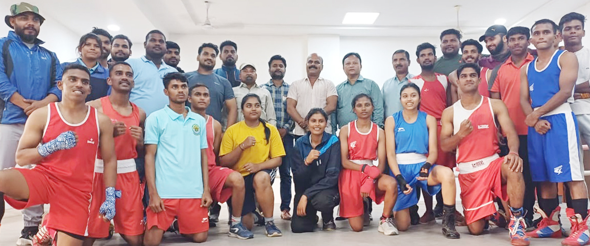 अन्तरमहाविद्यालय बॉक्सिंग में विजेताओं की दमखम भागीदारी