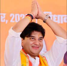 मप्र: सिंधिया ने भाजपा को बढ़त का श्रेय पार्टी की ‘डबल इंजन’ सरकार और कल्याणकारी नीतियों को दिया