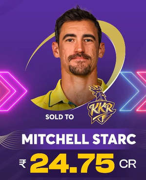 आईपीएल नीलामी में मिचेल स्टार्क के 24.75 करोड़ मिलने पर पत्नी एलिसा हीली ने कहा, 'अद्भुत क्षण'