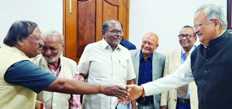 कौरव महासभा अध्यक्ष की विस अध्यक्ष डॉ. सिंह से सौजन्य भेंट कौरव महासभा अध्यक्ष की विस अध्यक्ष डॉ. सिंह से सौजन्य भेंट