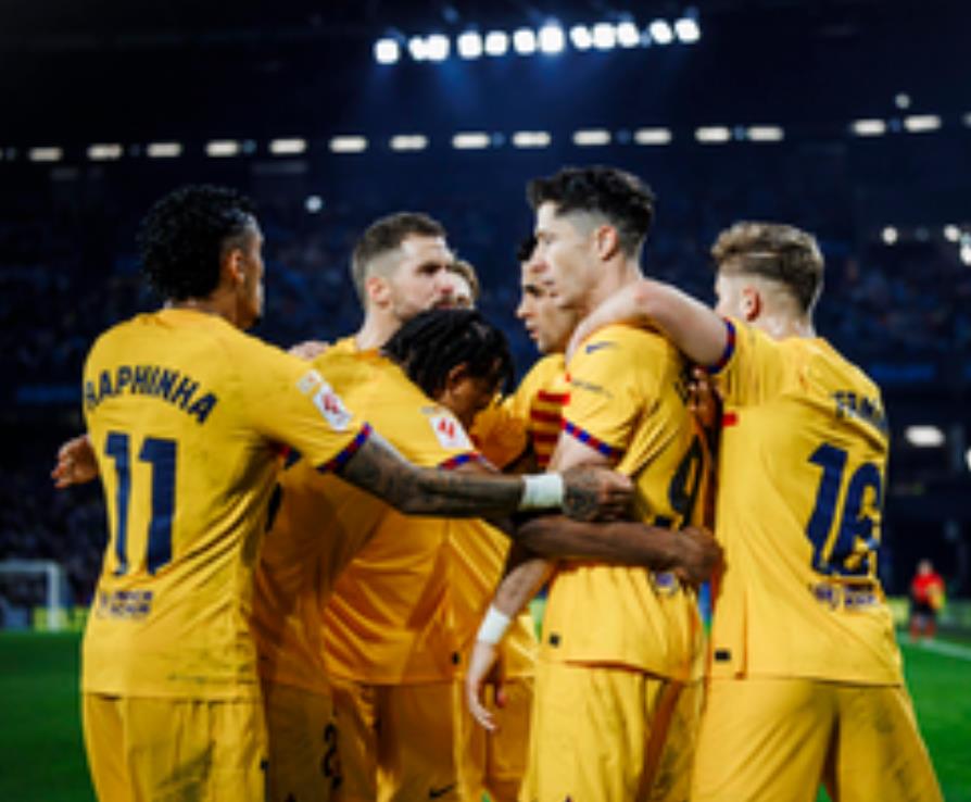 बार्सिलोना ने सेल्टा विगो को 2-1 से हराया