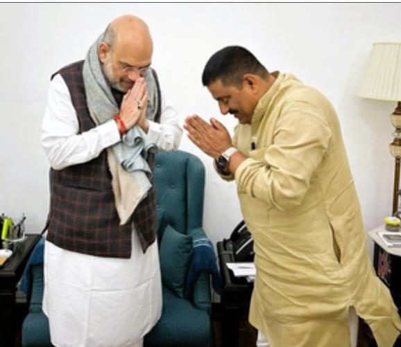 केंद्रीय गृह मंत्री अमित शाह से मिले जेडीयू राष्ट्रीय महासचिव संजय झा