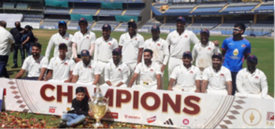 तेंदुलकर, जाफर और उनादकट ने मुंबई को रणजी ट्रॉफी जीतने पर दी बधाई