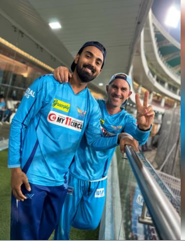 लखनऊ में अपनी आईपीएल टीम से जुड़े केएल राहुल