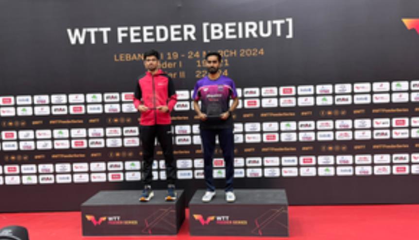 साथियान ने ऐतिहासिक डब्ल्यूटीटी फीडर खिताब जीता