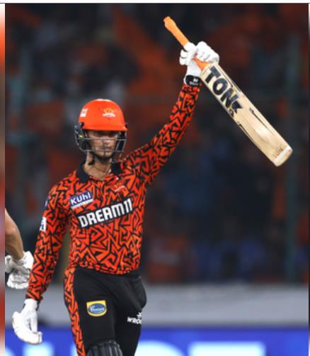 अभिषेक शर्मा ने 63 रनों की तूफानी पारी का श्रेय अपने माता-पिता की मौजूदगी को दिया