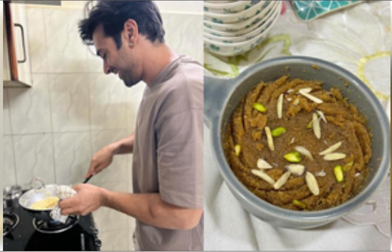 शादी के बाद पति पुलकित ने 'पहली रसोई' की रस्म में बनाया हलवा, कृति खरबंदा ने शेयर की तस्वीरें शादी के बाद पति पुलकित ने 'पहली रसोई' की रस्म में बनाया हलवा, कृति खरबंदा ने शेयर की तस्वीरें