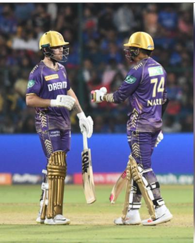 नारायण और सॉल्ट ने मैच काफी हद तक छीन लिया: डु प्लेसिस