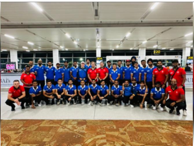 ऑस्ट्रेलिया दौरे के लिए रवाना हुई भारतीय हॉकी टीम