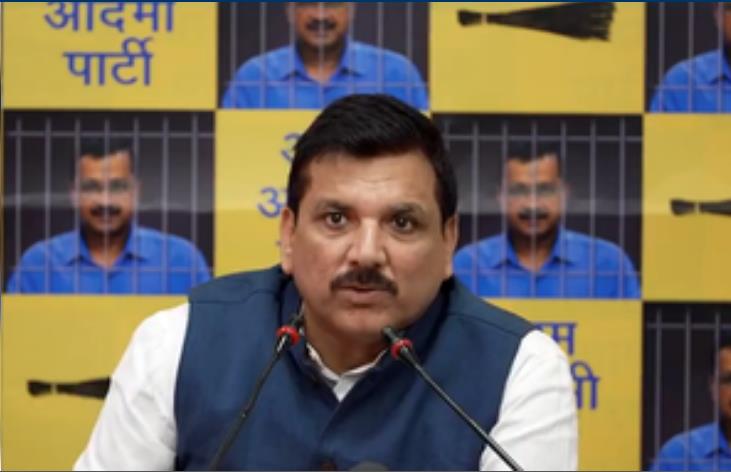 आप सांसद संजय सिंह का आरोप, केजरीवाल को पत्नी से आमने-सामने मिलने की नहीं दी इजाजत