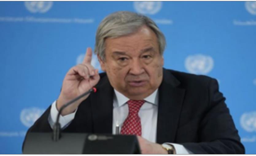 संयुक्त राष्ट्र प्रमुख ने की इजराइल पर ईरान के हमले की निंदा, यूएनएससी का आपातकालीन सत्र बुलाया