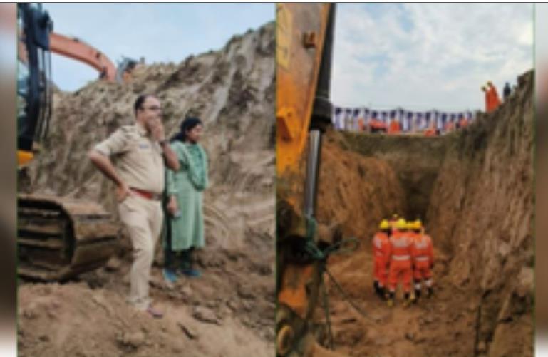 मध्य प्रदेश में 40 घंटे बाद छह साल के बच्चे को बोरवेल से निकाला, हो चुकी थी मौत