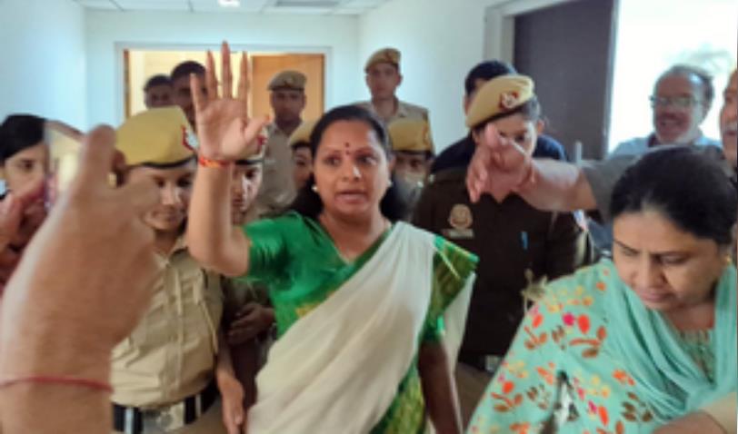 23 अप्रैल तक न्यायिक हिरासत में कविता 23 अप्रैल तक न्यायिक हिरासत में कविता
