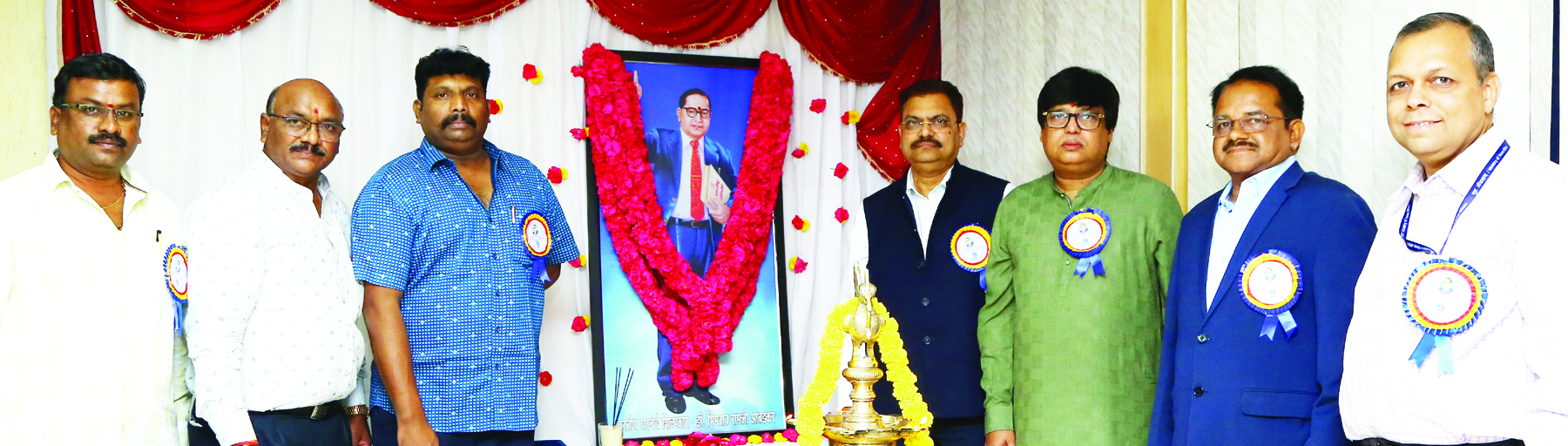 परियोजनाओं में एनएमडीसी ने जयंती मनाते हुए बाबा साहेब को दी श्रद्धांजलि