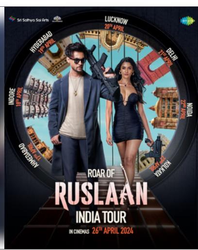 17 अप्रैल से 'रोर ऑफ रुसलान इंडिया टूर' के जरिए 7 शहरों का दौरा करेगी 'रुसलान' की टीम 17 अप्रैल से 'रोर ऑफ रुसलान इंडिया टूर' के जरिए 7 शहरों का दौरा करेगी 'रुसलान' की टीम